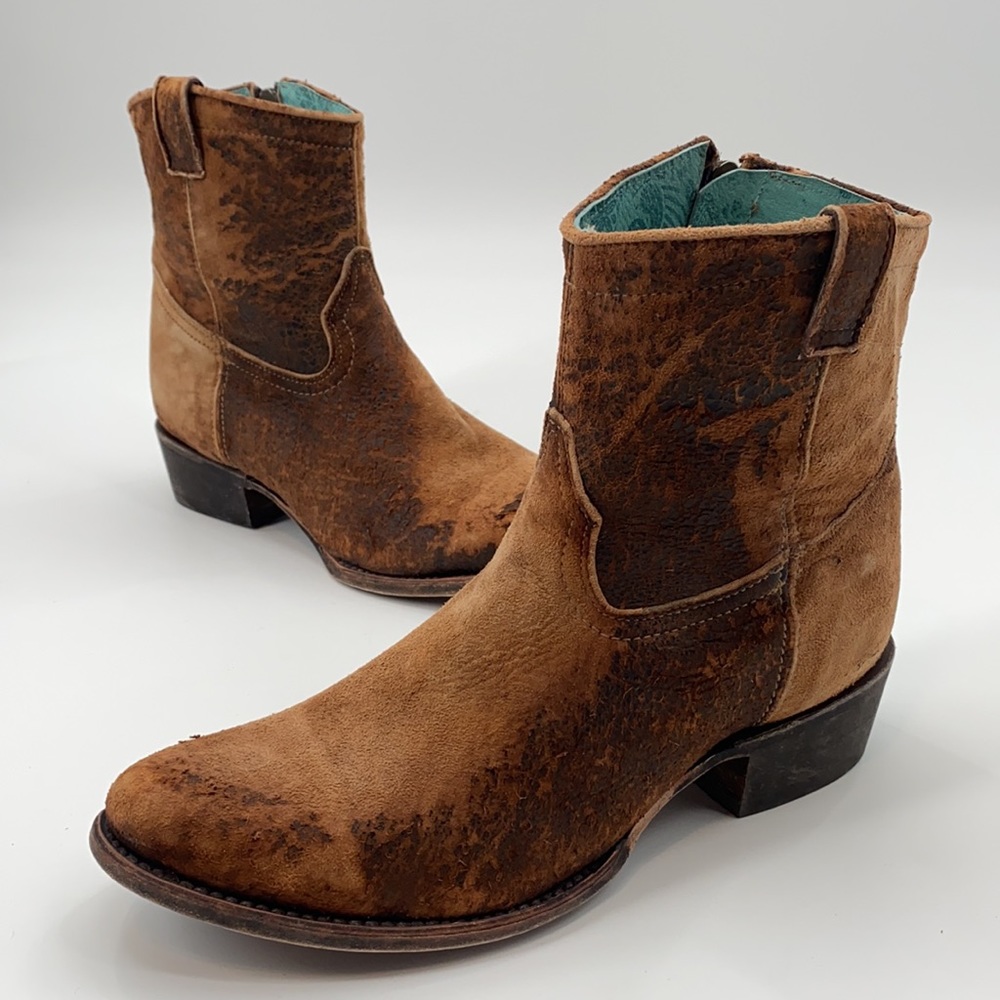 Corral Men’s Rawhide Style Side Zip Boots Size 10